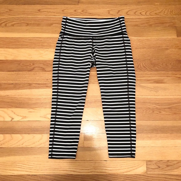Athleta Chaturanga Striped Capri Leggings - Picture 12 of 16